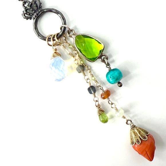 Mixed Gemstone Sundance Inspired Necklace - Picture 4 of 7